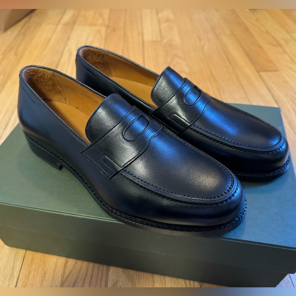 Beckett Simonon Black Roy Loafers US 7